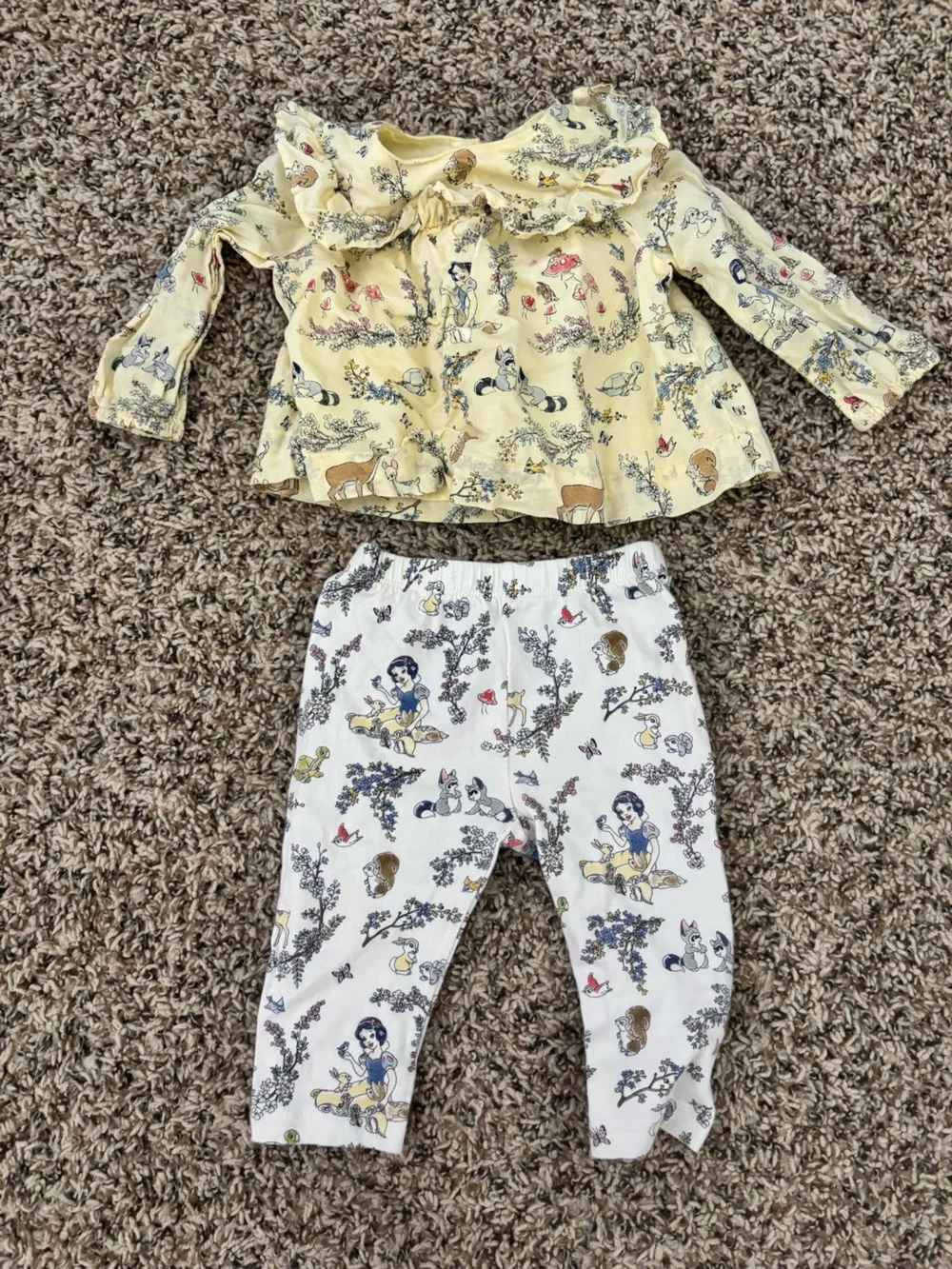 GAP Pink Hooded Cardigan & Mixed baby Girls Bottoms Set